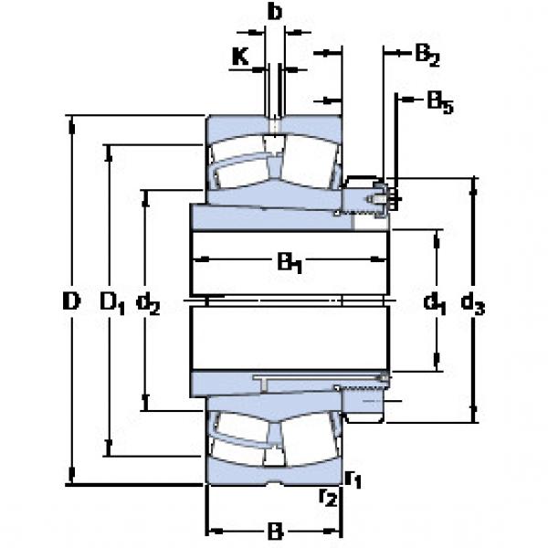 підшипник 23184 CKJ/W33 + OH 3184 H SKF #1 image