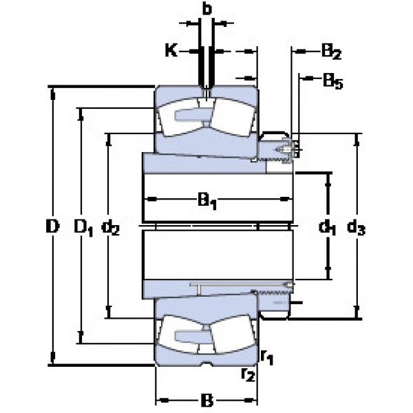 підшипник 232/710 CAK/W33 + OH 32/710 H SKF #1 image