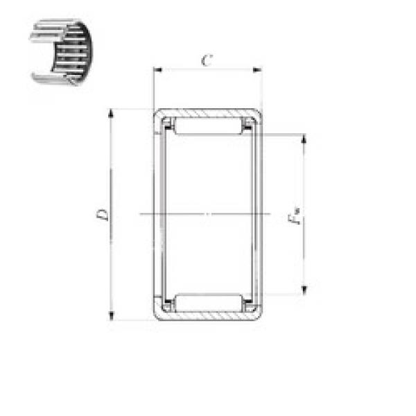 підшипник BA 1516 Z IKO #1 image