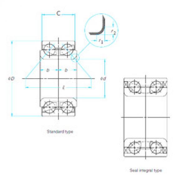 підшипник 28BWD01A NSK #1 image