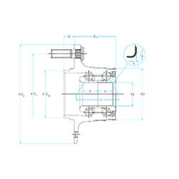 підшипник 28BWK06D NSK #1 image