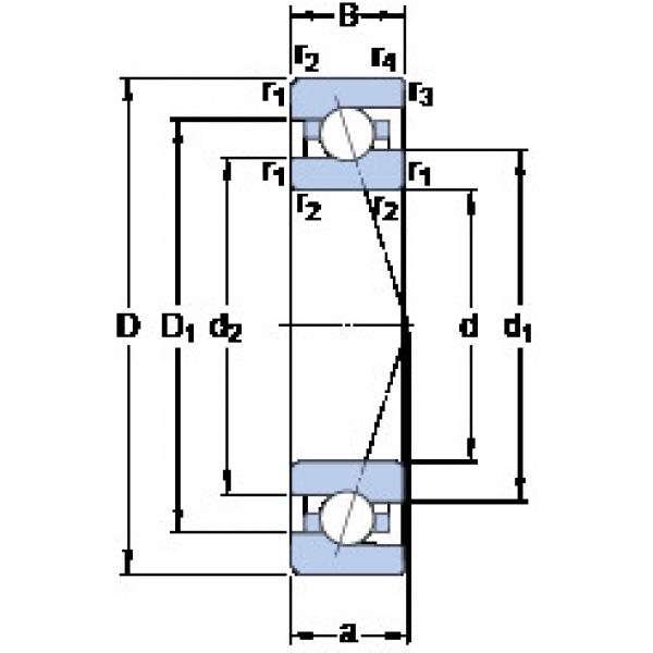 підшипник 7020 CE/P4A SKF #1 image