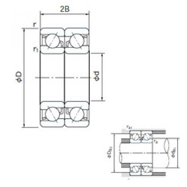 підшипник 7000DB NACHI #1 image