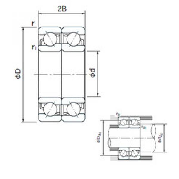 підшипник 7009CDF NACHI #1 image