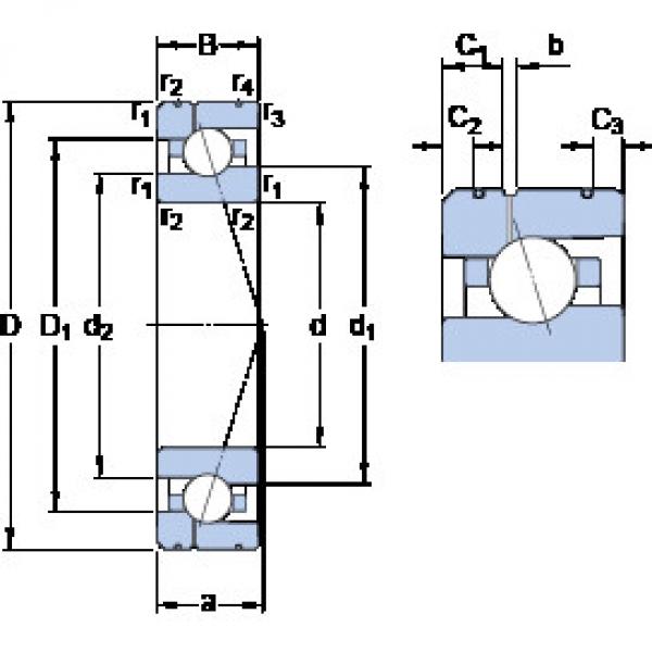 підшипник 7020 CE/HCP4AL1 SKF #1 image