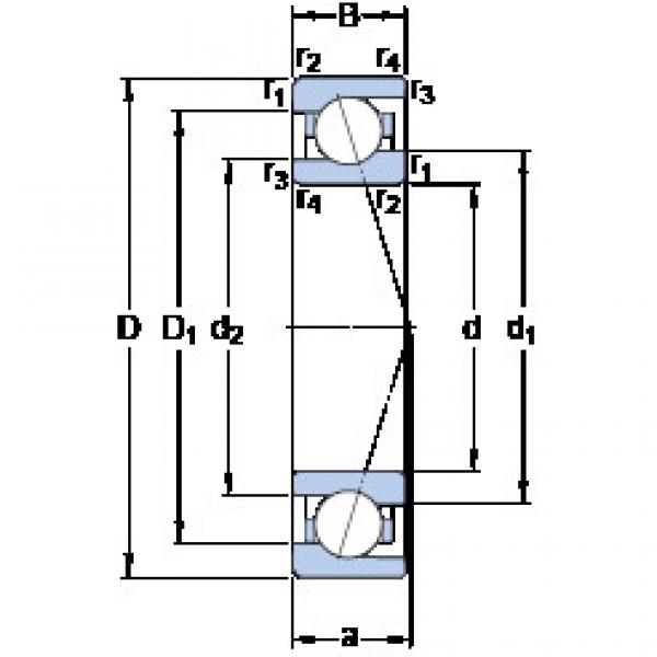 підшипник 71920 ACE/P4A SKF #1 image