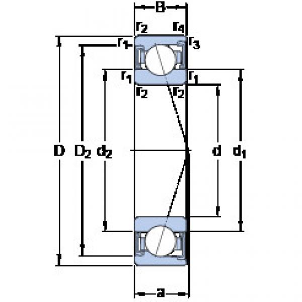 підшипник S71911 CD/HCP4A SKF #1 image