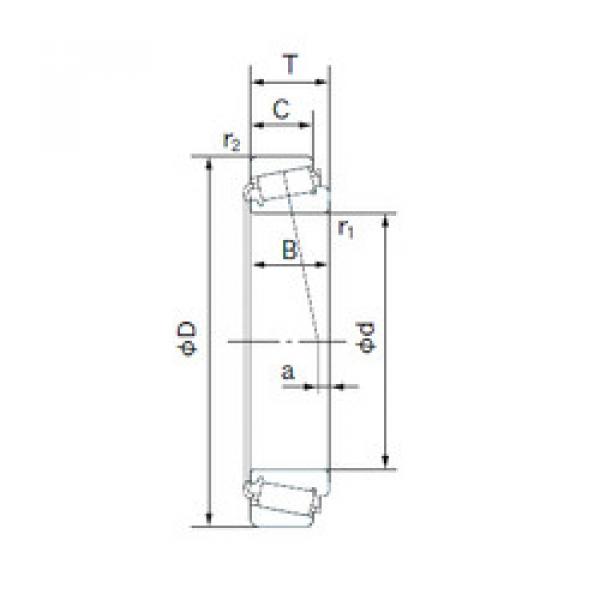 підшипник E33008J NACHI #1 image