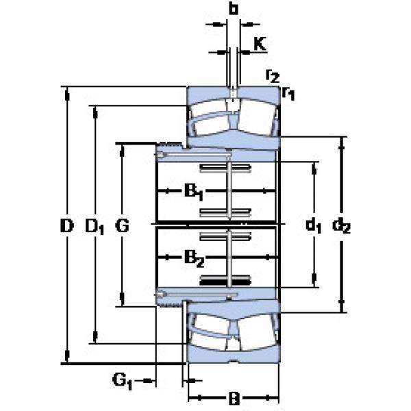 підшипник 23068 CCK/W33 + AOH 3068 G SKF #1 image