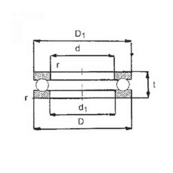 підшипник 51312 FBJ #1 image