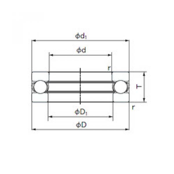 підшипник 51111 NACHI #1 image