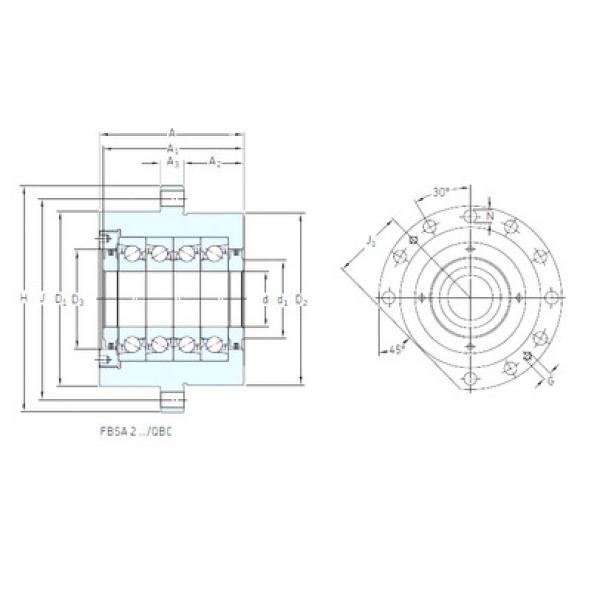 підшипник BSQU 250 TDT SNFA #1 image