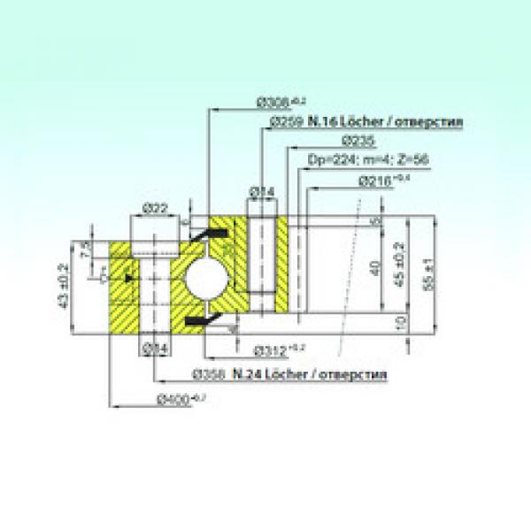 підшипник ZB1.20.0310.200-2SPTN ISB #1 image