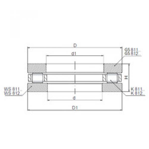 підшипник 81234 ISO #1 image