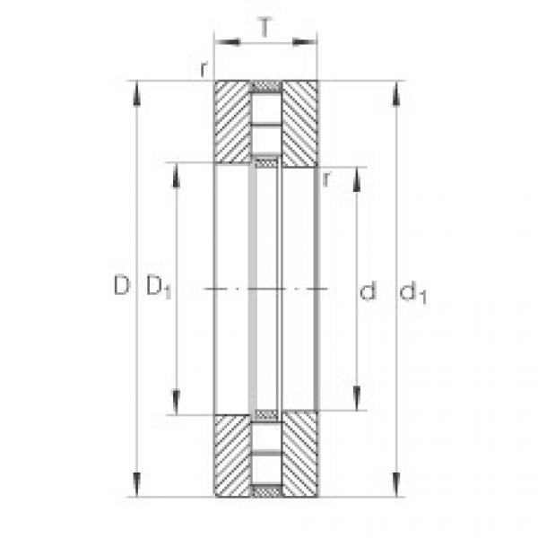 підшипник 89309-TV INA #1 image