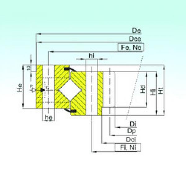 підшипник ZR1.25.1050.400-1SPPN ISB #1 image