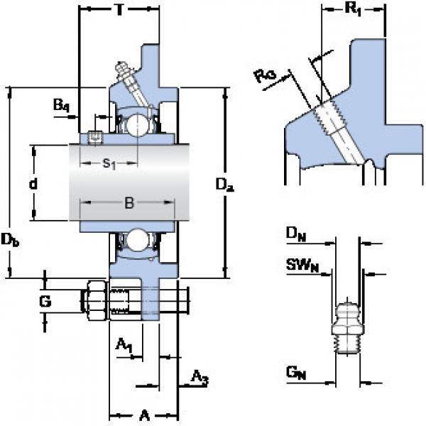 підшипник FYC 40 TF SKF #1 image