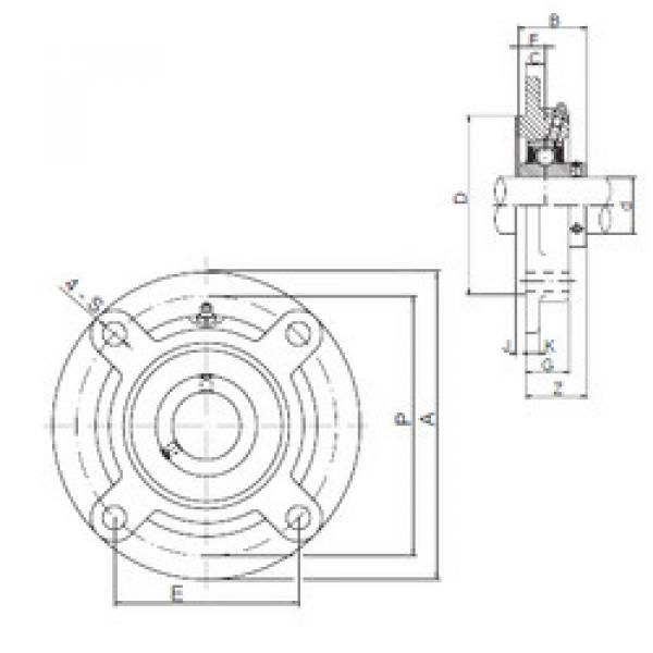 підшипник UCFC208 ISO #1 image