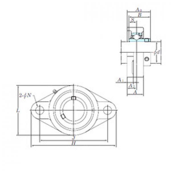 підшипник UCFL208-25 KOYO #1 image