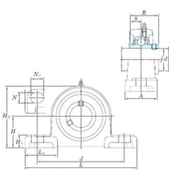 підшипник UCP320-64SC KOYO #1 image