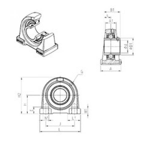 підшипник UCPAE208 SNR #1 image