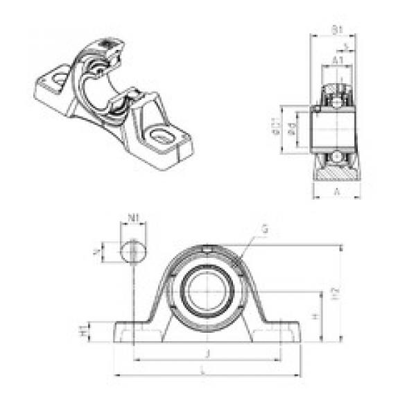 підшипник UCPLE211 SNR #1 image