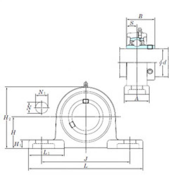 підшипник UCSP210H1S6 KOYO #1 image